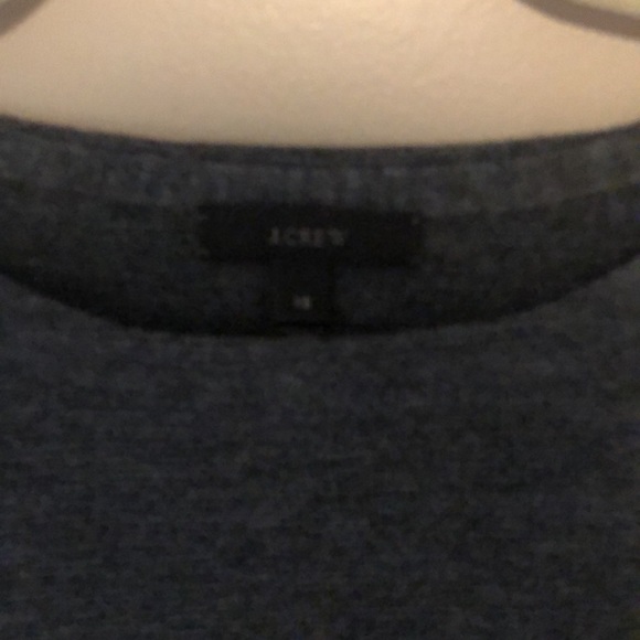 J.Crew grey with tan leather pocket sweater Size XS - Picture 4 of 5